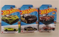 Three Sealed Hot Wheels