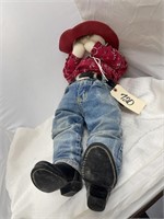 Stuffed "Hide and Seek" Cowboy 24"H