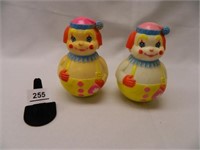 The First Years Roly-Poly Clown Toy-(2); Chimes;