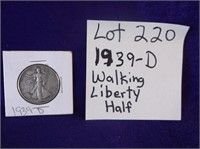 1939-D WALKING LIBERTY HALF