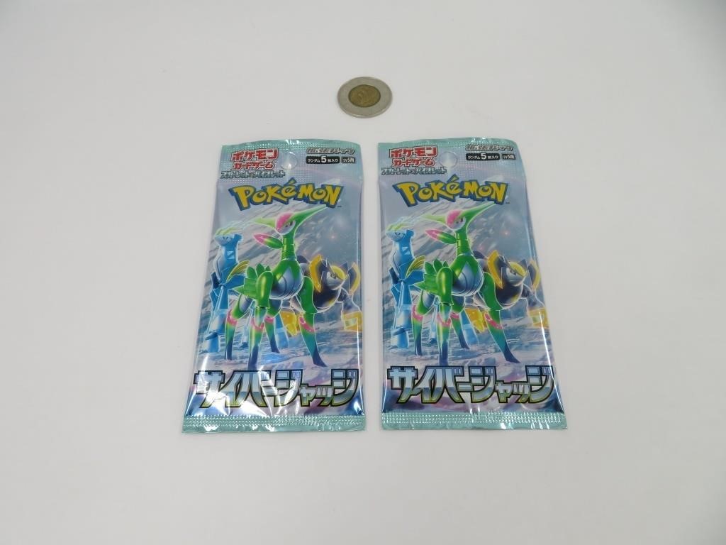 2 pack neufs de cartes Pokémon Japonaise