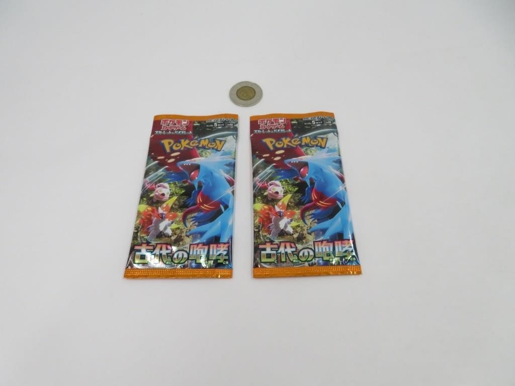 2 pack neufs de cartes Pokémon Japonaise