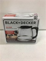 BLACK+DECKER 12-CUP REPLACEMENT CARAFE