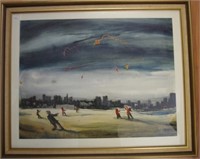 Marjory Penglase (1922-89), 'A day for kites ll'