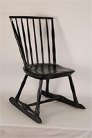 ANTIQUE 19th CENTURY CHILD'S WINDSOR BACK CHAIR