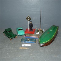 Liberty Runabout Toy Boat, Lionel Flagman, Etc