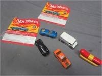 Hot Wheels Die Cast - 1 Red Line -Cards - Sizzlers