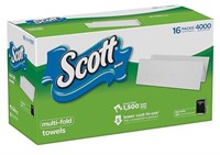 Scott Multifold Paper Towels, 16 packs of 250