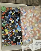 Loose Marbles & Bag of Marbles