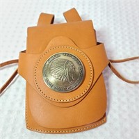 Red Moon Leather Pouch NEW!