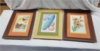 LOT OF 3 VTG SEED SIGNS