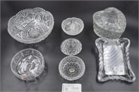 7x crystal bowls, Zajecar Kristal