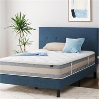 Zinus 10" Hybrid Mattress [New Version], Queen..