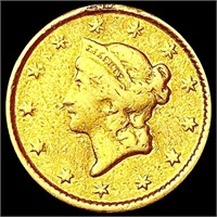 1850 Rare Gold Dollar NEARLY UNCIRCULATED