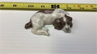 Lladro sleeping dog figurine, 3 inches long 1857