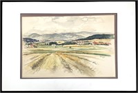 Peter Bruning Landscape, 1998 Watercolor on Paper