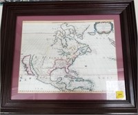 ASSORTED PRINTS, MAP AND WALL ART
