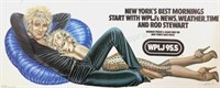 1979 Rod Stewart/ Olivia Disco Poster Promo Ad