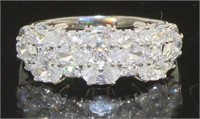 Stunning 2.50 ct White Topaz Designer Ring