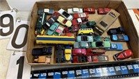 Flat of Matchbox cars