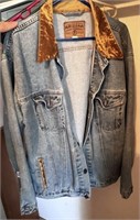 Arizona Jean Jacket, (6) Silk Scarfs & Hangers