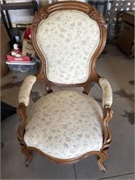 Antique parlor chair