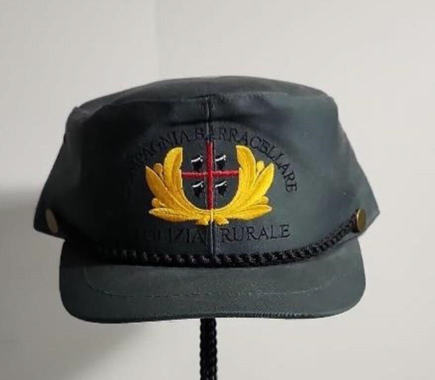 Vintage Italian police hat