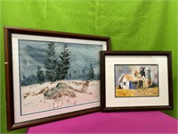 Kent Patterson Signed Watercolor Paintings