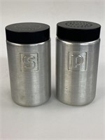 MCM Aluminum Salt & Pepper shakers, 3 3/4”