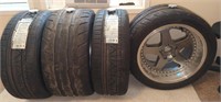 Set of 4 tires. Two brand new 225/45 r18 and