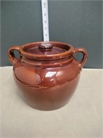 Vintage Brown Ceramic Cookie Jar