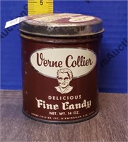 Vintage Verne Collier Candy Tin