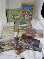 SELECTION OF VINTAGE POSTCARDS AND REPRODUCTION