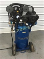 Omega 5hp Air Compressor w/ Air Lines, Etc.