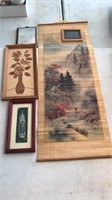 Lot of Asian / bamboo themed decor as well as a