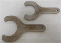lot of 2 Delaval wrenches