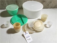 Tupperware:  large round; Crisp-It; misc. small &