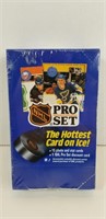 NHL PRO SET 1990 Series 1 Hockey Cards Box