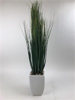 Ceramic Planter w/ Artificial Grass