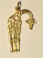 $300 14K Gold Giraffe Pendant (app 0.66g)