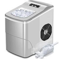 AGLUCKY Ice Makers Countertop with Self-Cleaning,