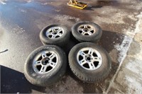(4) Truck or SUV 16" Tires on Rims