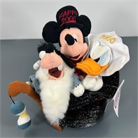 Disney 2000 Millennial Beanie Mickey Mouse Set