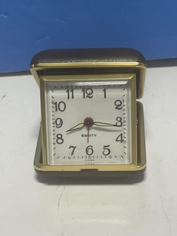 Vintage Equity China Travel Alarm Clock