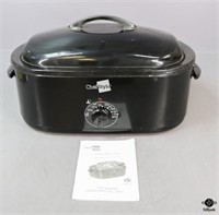 Chef Style 17qt Enamel Roaster Pan