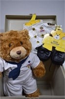 Build A Bear Military Series Navy Bear w/2 Outfits