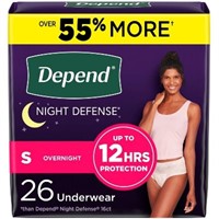 Depend Night Defense Incontinence - Women's S