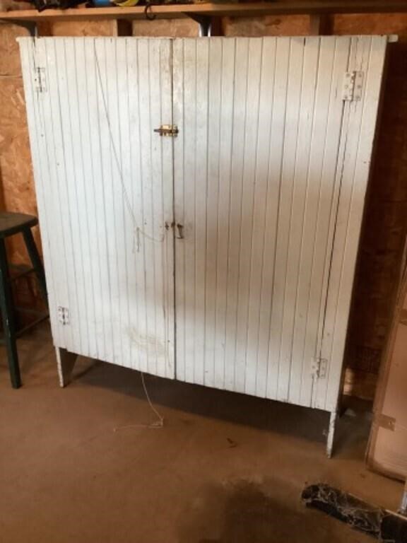 Waynes coated cupboard 15 x 13 x 59 tall