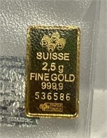 G - 2.5G SUISSE FINE GOLD