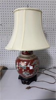 Oriental Porcelain Lamp